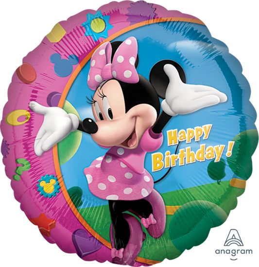 Minnie Happy Birthday Foil Balloon
