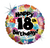 Holographic Happy 18th Birthday Foil Balloon