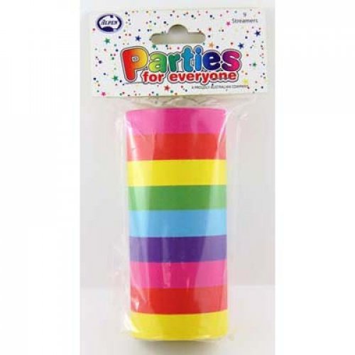 Rainbow Paper (Boat) Throw Streamers