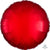 Metallic Red Round Foil Balloon