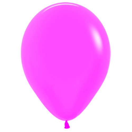 Neon Fuchsia Latex Helium Balloon