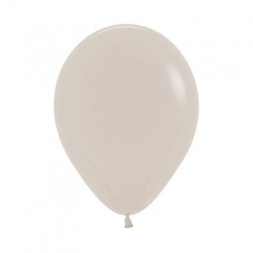 Standard White Sand Latex Helium Balloon - Party Affair