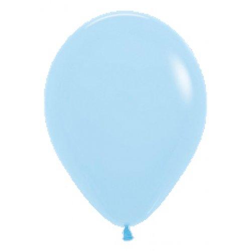 Pastel Matte Blue Latex Helium Balloon - Party Affair