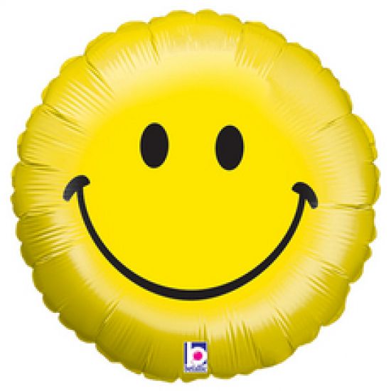 Betallic Yellow Smiley Face 