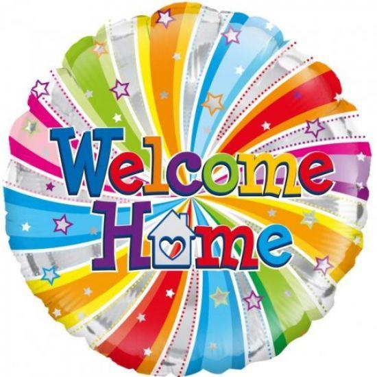 Welcome Home Swirl Foil Balloon - Party Affair