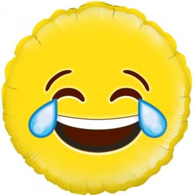 Emoji LOL Laughing Foil Balloon