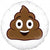 Emoji Smiling Poop Foil Balloon