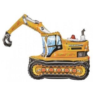 Excavator Standing Airz Foil Balloon