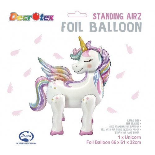 Unicorn Standing Airz Foil Balloon