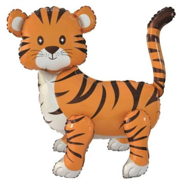 Tiger Standing Airz Foil Balloon - Party Affair