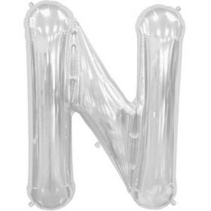 Colorful letter balloon spelling "Party" from Party Affair, inflated and floating, perfect for celebrations and events.