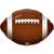 Large American Football Foil Balloon