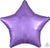 Pearl Lavender Star Foil Balloon