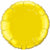 Round Citrine Yellow Foil Balloon