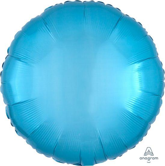 Caribbean Blue Round Foil Balloon - Party Affair