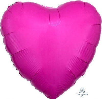 Bubble Gum Pink Heart Shape Foil Balloon 