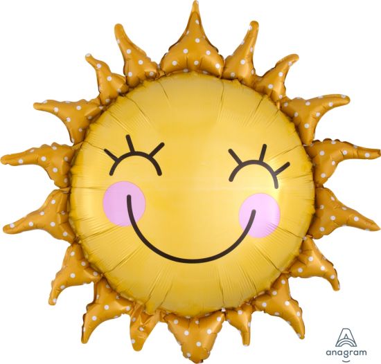 Sunshine Sun Supershape Foil Balloon