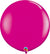 Jumbo 90cm Wildberry Round Latex Helium Balloon