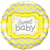 Sweet Baby Yellow Patterns Foil Balloon