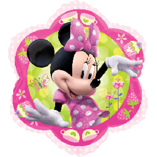 Minnie Mouse Flower Shape Foil Balloon