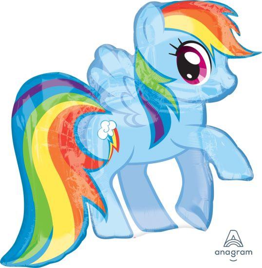 My Little Pony Rainbow Dash Foil Balloon Shape - Party Affair