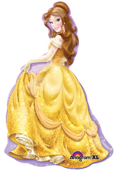 Beauty And The Beast Belle Foil Balloon Shape
