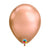 Chrome Rose Gold Latex Helium Balloon