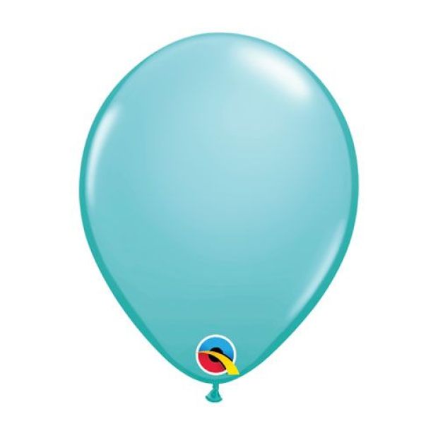 Caribbean Blue Latex Helium Balloon