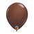 Chocolate Brown Latex Helium Balloon