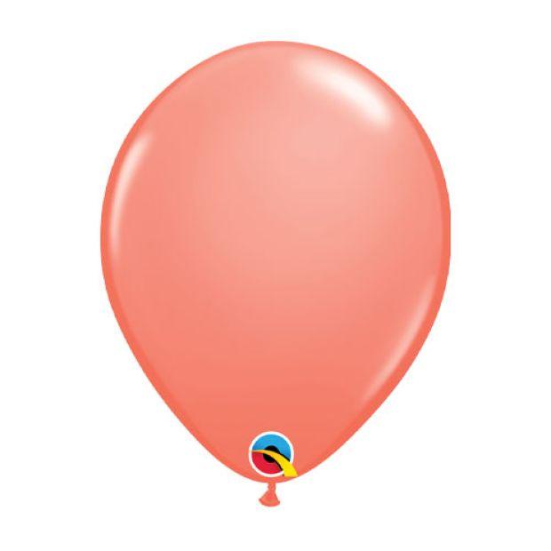 Standard Coral Latex Helium Balloon - Party Affair