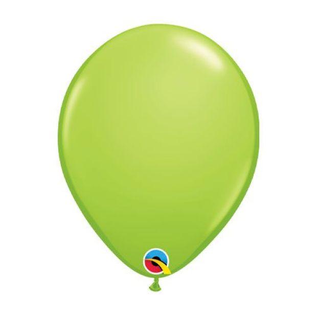 Standard Lime Green Latex Helium Balloon - Party Affair