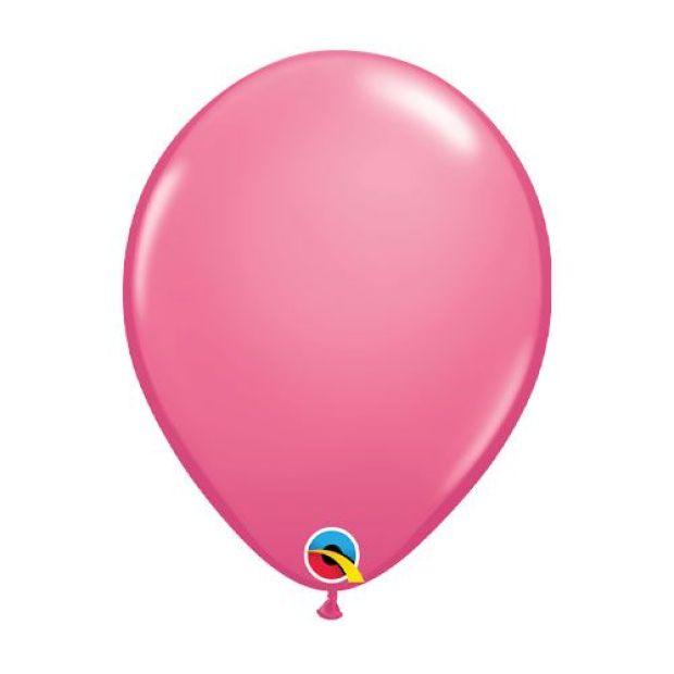 Standard Rose Pink Latex Helium Balloon - Party Affair