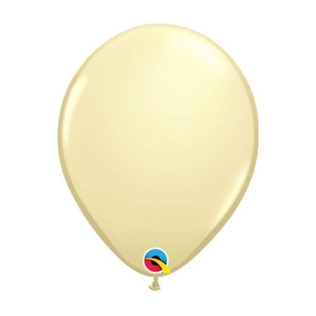 Ivory Silk Latex Helium Balloon - Party Affair