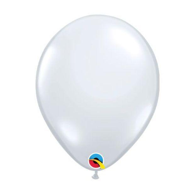 Diamond Clear Latex Helium Balloon - Party Affair