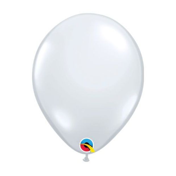 Diamond Clear Latex Helium Balloon