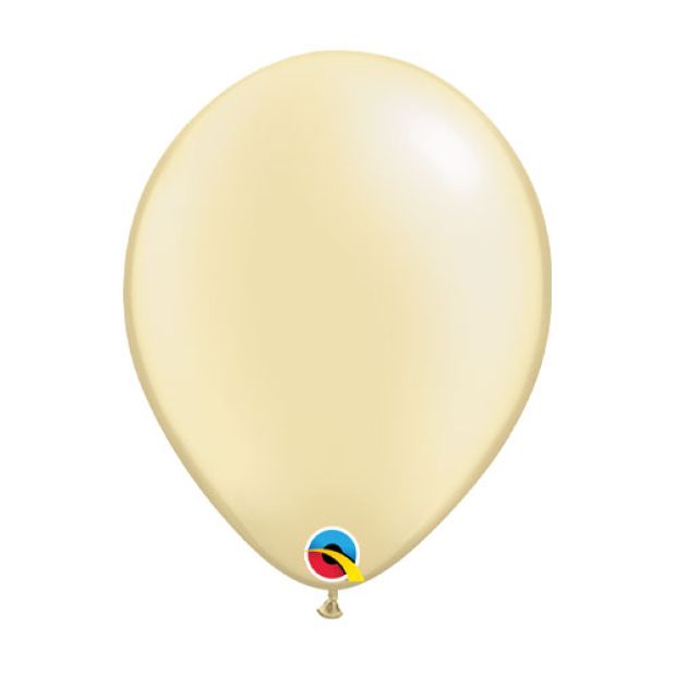 Pearl Ivory Latex Helium Balloon