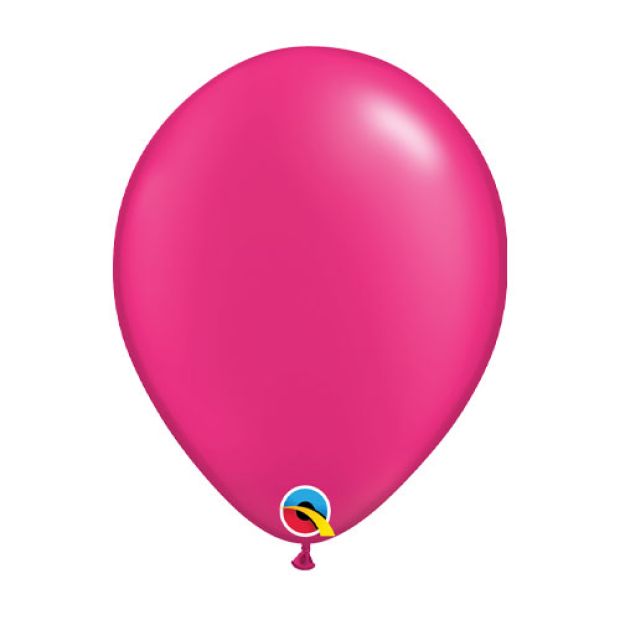 Pearl Magenta Latex Helium Balloon