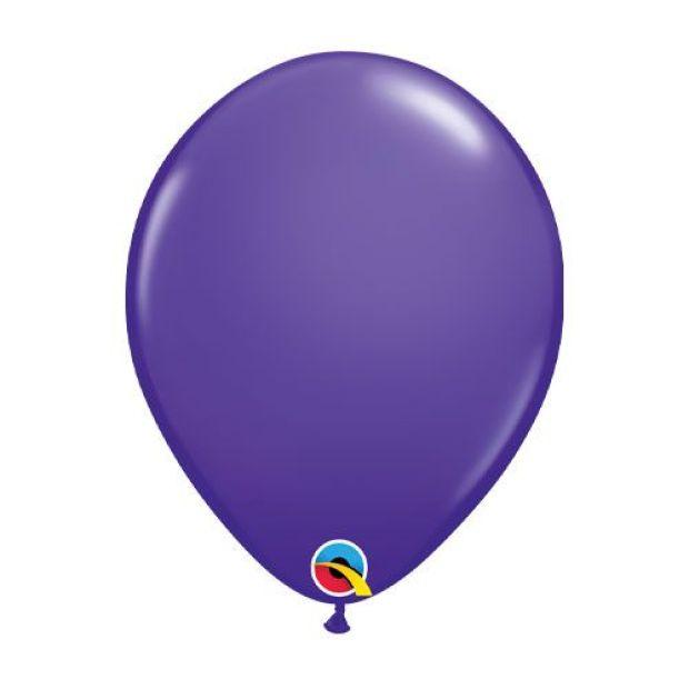Standard Purple Latex Helium Balloon - Party Affair