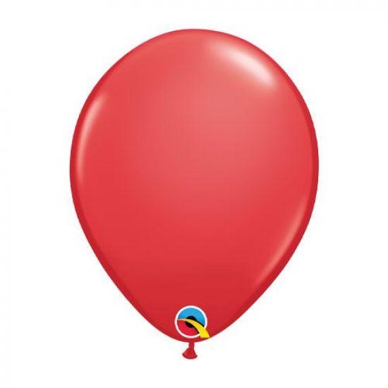 Standard Red Latex Helium Balloon - Party Affair