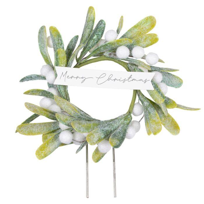 Christmas Mistletoe Cake Topper - Party Affair