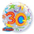 30 Brilliant Stars Bubble Balloon 