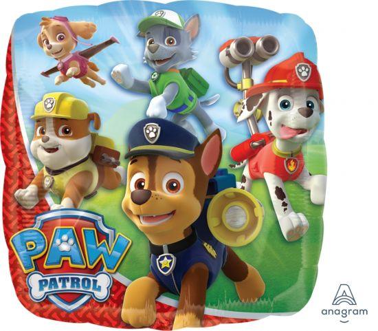 Paw Patrol Team Square Foil Balloon - Party Affair
