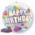 Birthday Colourful Cupcakes Plastic Bubble Balloon