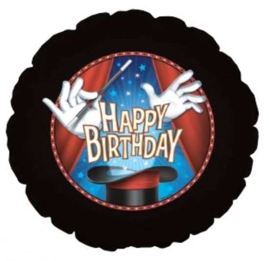 Magic Happy Birthday Foil Balloon 