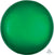 Green Metallic Orbz Foil Balloon
