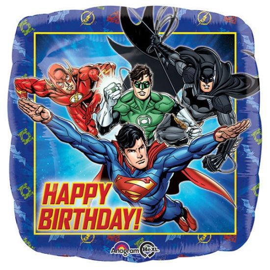 Justice League Birthday Foil Balloon