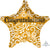 Congratulations Sophisticated Gold Star Foil Balloon 