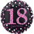 Sparkling Pink 18 Happy Birthday Foil Balloon