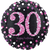 Sparkling Pink 30 Happy Birthday Foil Balloon