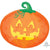 Pumpkin Junior Shape Halloween Foil Balloon